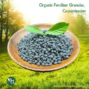 Fertilizante orgánico granulado, personalización